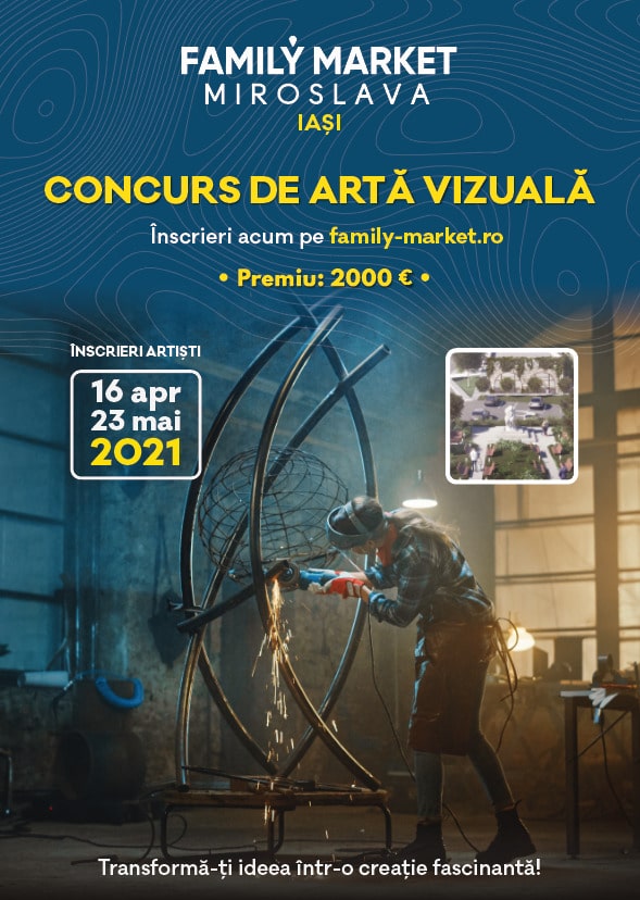 Arta se împletește cu retailul, pentru comunitate! Compania IULIUS lansează un concurs de artă VIZUALĂ pentru o creație simbol a Family Market MIROSLAVA - News Moldova